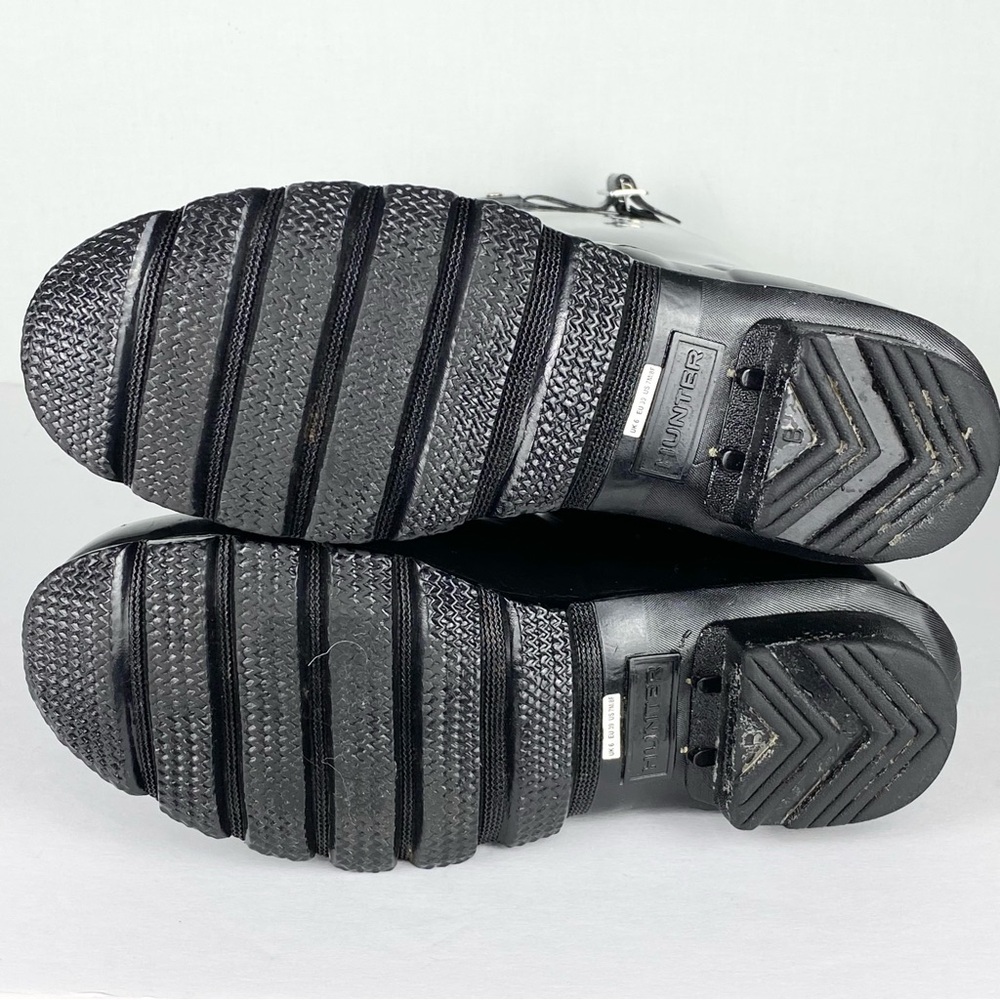 Hunter Tall Fully Waterproof Rain Boots Size 8 Female, 7 Male, Color Black gloss - Picture 4 of 9